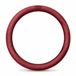 Red Liquid Silicone Steering Wheel Cover - Ultra-Thin Non-Slip Sweat-Resistant Car Wheel Protector For O Type And D Type Wheels