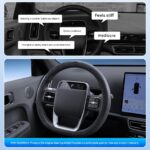 Red Liquid Silicone Steering Wheel Cover - Ultra-Thin Non-Slip Sweat-Resistant Car Wheel Protector For O Type And D Type Wheels - Image 4