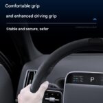 Red Liquid Silicone Steering Wheel Cover - Ultra-Thin Non-Slip Sweat-Resistant Car Wheel Protector For O Type And D Type Wheels - Image 6