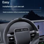 Red Liquid Silicone Steering Wheel Cover - Ultra-Thin Non-Slip Sweat-Resistant Car Wheel Protector For O Type And D Type Wheels - Image 7