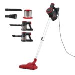 Devanti 3-in-1 Corded Stick Vacuum Cleaner, 16000Pa Strong Suction, Red - Image 9