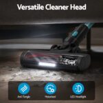 DEVANTI 30000Pa Cordless Stick Vacuum Cleaner 4-in-1 Handheld Vac, Green - Image 5