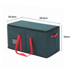 Jingle Jollys Christmas Baubles Storage Box 128 Slots Decor Ornaments Container - Image 2