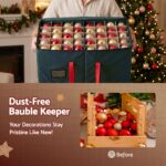 Jingle Jollys Christmas Baubles Storage Box 128 Slots Decor Ornaments Container - Image 5