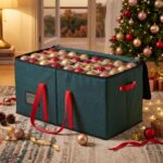 Jingle Jollys Christmas Baubles Storage Box 128 Slots Decor Ornaments Container - Image 9