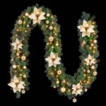Jingle Jollys 2.7M Christmas Garland 8 Mode LEDs Timing 200 Tips Flowers Balls - Image 3