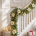 Jingle Jollys 2.7M Christmas Garland 8 Mode LEDs Timing 200 Tips Flowers Balls - Image 10