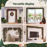 Jingle Jollys Christmas Garland Hook Wreath Hanger Fits 85-160CM Door No Drill - Image 7