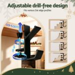 Jingle Jollys Christmas Garland Hangers X4 Stocking Hooks Wreath 2-In-1 No Drill - Image 5