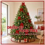 Jingle Jollys 24Pcs Red Velvet Christmas Bows Tree Decorations Xmas Decor - Image 4