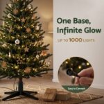 Jingle Jollys Christmas Tree Stand 360° Rotating for Xmas Tree Up to 2.7M with Remote Control - Image 6
