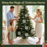 Jingle Jollys 20Pcs Christmas Tree Flower Set Garland Wreath Poinsettia Decorations - Image 9