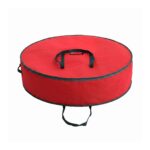 Jingle Jollys Christmas Garland Wreath Storage Bag Baubles Ornaments Container - Image 3