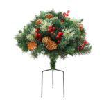 Jingle Jollys 2 Pack 45cm Lighted Artificial Christmas Tree Pathway Xmas Trees - Image 3