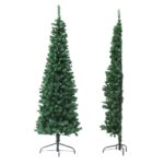 Jingle Jollys 1.8m Pre-Lit Christmas Tree Slim Pencil Xmas Tree Corner Tree - Image 3