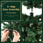 Jingle Jollys 1.8m Pre-Lit Christmas Tree Slim Pencil Xmas Tree Corner Tree - Image 8