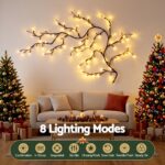 Jingle Jollys Christmas Willow Vine Lights Branch LED Fairy DIY Wall Decor 1.8m Warm White - Image 3