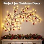 Jingle Jollys Christmas Willow Vine Lights Branch LED Fairy DIY Wall Decor 1.8m Warm White - Image 5