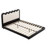 Artiss Double Bed Frame, Floating Design with RGB LED and USB Charging - Image 2