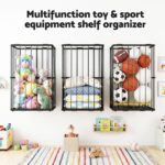 Everfit Ball Storage Rack Elastic Rope Ball Rack Wall Mounted & Floor Organizer - Image 7
