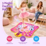 Keezi Dance Mat for Kids Age 3-12 Electronic Dance Game Pad Toy with 3 Game Modes, Pink - Image 6