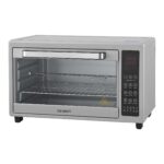 Devanti 48L Convection Oven Electric Fryer Bake Grill Ovens Benchtop 2000W Silver - Image 3