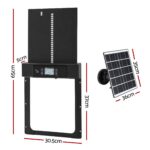 Giantz Automatic Chicken Coop Door 37cm Solar Powered Smart App Control Black - Image 3