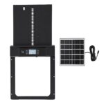 Giantz Automatic Chicken Coop Door 37cm Solar Powered Smart App Control Black - Image 4