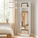 Artiss 2X Wardrobe Clothes Closet Storage Organiser Armoire White - Image 6