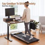 Artiss Electric Standing Desk Height Adjustable Home Office 120cm Rustic Brown - Image 5