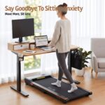 Artiss Electric Standing Desk Height Adjustable Home Office 120cm Oak - Image 5