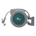 Green Fingers 30m Retractable Water Hose Reel, Wall Mounted Garden Hose 9-Pattern Nozzle - Image 11