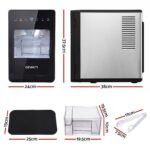 Devanti Ice Maker 5cm Large Ice Cubes Countertop Machine 150pcs/24h for Home - Image 3