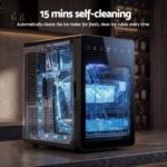 Devanti Ice Maker 5cm Large Ice Cubes Countertop Machine 150pcs/24h for Home - Image 9