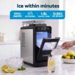 Devanti Ice Maker Ice Slim Compact Countertop Machine 12KG/24H for Home - Image 4