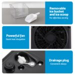 Devanti Ice Maker Ice Slim Compact Countertop Machine 12KG/24H for Home - Image 10