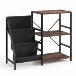 Artiss Record Player Stand with 3-Tier Vinyl Record Storage Turntable Stand - Image 3