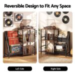 Artiss Record Player Stand with 3-Tier Vinyl Record Storage Turntable Stand - Image 8