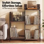 Artiss Record Player Stand with Vinyl Record Storage Turntable Stand - Image 6