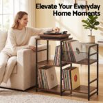 Artiss Record Player Stand with Vinyl Record Storage Turntable Stand - Image 11