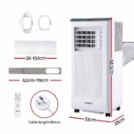 Devanti Portable Air Conditioner 5000 BTU 3-in-1 with Remote Control - Image 2