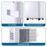 Devanti Portable Air Conditioner 9000 BTU 3-in-1 with Remote Control - Image 9