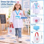 Keezi Kids Doctor Play Set Pretend Dentist Play Set Toy Medical Kits 30PCS - Image 6