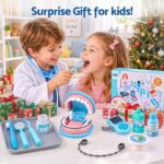 Keezi Kids Doctor Play Set Pretend Dentist Play Set Toy Medical Kits 30PCS - Image 11