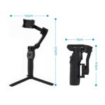 Devanti 3-Axis Gimbal Stabilizer with Tripod for Smartphone, Foldable Selfie Stick - Image 3