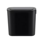 Devanti Automatic Trash Bin with Lid 11L Motion Sensor Kitchen Bin Touchless Garbage Can Modern Black Plastic Slim Rubbish Bin with Liner Holder for Kitchen, Home, Office - Image 4