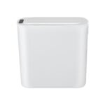Devanti Automatic Trash Bin with Lid 11L Motion Sensor Kitchen Bin Touchless Garbage Can Modern White Plastic Slim Rubbish Bin with Liner Holder for Kitchen, Home, Office - Image 4