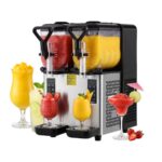 NORDA Slushie Machine 2x4L Tank Commercial Frozen Drink Maker 5 Modes Milkshake - Image 2