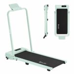 Everfit 3 in 1 Walking Pad Treadmill 12% Incline Foldable Under Desk Treadmills for Home 38cm Green - Image 4