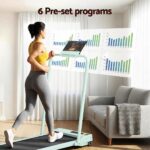 Everfit 3 in 1 Walking Pad Treadmill 12% Incline Foldable Under Desk Treadmills for Home 38cm Green - Image 6